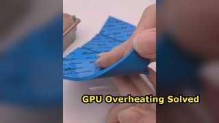 GPU कूलिंग डेमो के लिए 1.5W/MK थर्मल कंडक्टिविटी TIF100-05E सिलिकॉन थर्मल चिपकने वाला पैड देखें